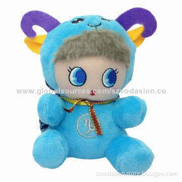 Plush Cartoon 12 Constellations 5,200mAh Power Bank, High Capacity